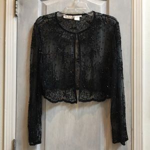 Beaded bolero jacket